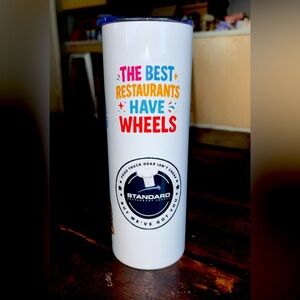 Las Vegas branded 20-oz stainless steel tumbler w/closing top